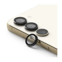【Ringke】三星 Galaxy S23 / S23 Plus Camera Lens Frame Glass 鋼化玻璃鏡頭保護鋁框 黑(Rearth 鏡頭貼)