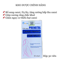 {Bổ bầu} Viên nang Prenatal CANXI NANO FOR MUM hộp 30 viên - Bổ sung Canxi, vitamin D3, giúp giảm ng