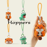 Hoppers Tom Lizard King George Beaver พวงกุญแจตุ๊กตาน่ารักการ์ตูนกระเป๋าจี้