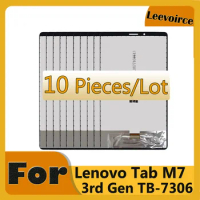 10 PCS NEW For Lenovo Tab M7 3rd Gen TB-7306 TB-7306F TB-7306X TB 7306 Touch Screen LCD Display Assembly Replacement Repair