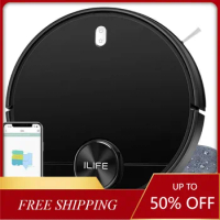 ILIFE A11 Robot Vacuum and Mop Combo, Real 2-in-1 Robot Vacuum Cleaner Lidar Navigation, 4000Pa Strong Suction,150mins Runtime