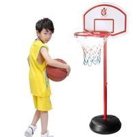 宏登可投標準球厚板兒童籃球架鐵框桿可升降 青少年投籃框架   全館八五折 交換好物