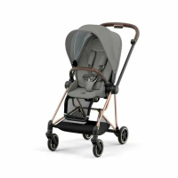 【德國 Cybex】 Mios 嬰兒手推車-灰色_安琪兒#黑色-黑色