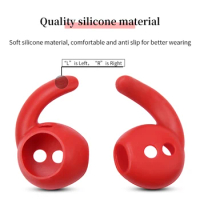 4Pcs Silicone Ear Hooks for HUAWEI Freebuds 4E Earbuds Eartips Lipstick Anti-drop Earhook TWS Tips earphones Earplugs