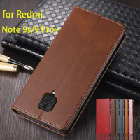 Leather Case for Xiaomi Redmi Note 9 Pro Max /Redmi Note 9s Flip Case Holster Magnetic Attraction Cover Wallet Case Fundas Coque