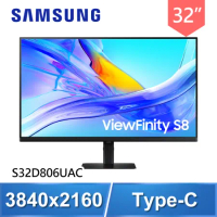 Samsung 三星 ViewFinity S8 S32D806UAC 32型 4K窄邊美型螢幕