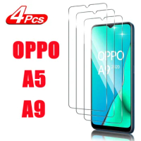 1/4 piece high-definition tempered film HD+Xiaomi high-quality tempered glass For OPPO A9 A5 2022 screen protector glass film
