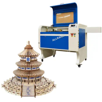 Automatic co2 cnc wood laser cutting machine engraving s