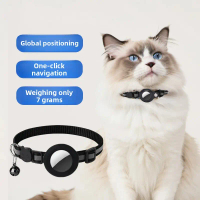 Pet Positioning Collar - Bluetooth Tracker for Android & iOS, Global Location, Anti-Loss Device, Dog