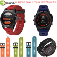 New Replacement Silicagel Soft Band Strap For Garmin Fenix 5X Smart Watch Silicone strap for Garmin Fenix 3 3 HR GPS Watch band