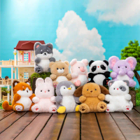 Soft and fragrant animal plush toys: penguin, panda, cute bear, rabbit, and scented stuffed animals