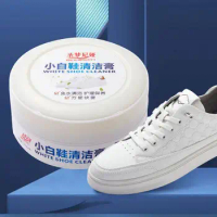 150g Gentle White Shoes Cleaning Kit With Sponge Shoe Polishing Cleaner Kit For Leather Canvas Sports Sneakers Stain Removal