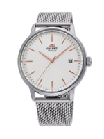 นาฬิกาข้อมือผู้ชาย Contemporary Mechanicalสายโลหะ รุ่น RA-AC0E07S สีขาว