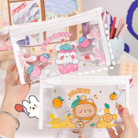 Pencil Cases Transparent School Cases Trousse Scolaire Stationery &amp; Office Superzings Cute Pouch School Accessories Cosmetic Bag