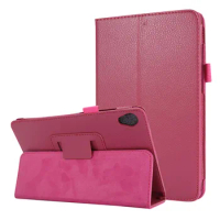 50PCS/Lot Folio Stand PU Leather Case For Lenovo Tab M8 TB-8705 8505 Tablet 8.0 Litchi Cover