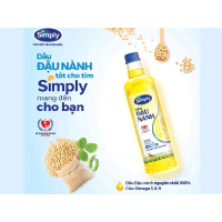DẦU ĐẬU NÀNH SIMPLY NGUYÊN CHẤT 1L/2L
