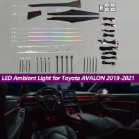Car LED Ambient Light for Toyota AVALON 2019-2021 64-color Ambient Light illuminated Door Light Atmosphere Light Original