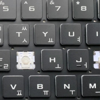 Replacement Korean Keycap Key Hinge For Asus Tuf FX80 FX86 FX95 FX505 FX504 FX705 ZX80G FZ80 FX80G Laptop Keyboard KEY &amp; Clips