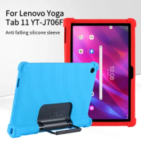 For Lenovo Yoga Tab 11 2021 YT-J706F Stand Tablet Cover For Lenovo Yoga Tab 11"shell Silicone Cover Shell Shockproof Washable