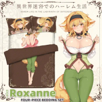 Anime Cartoon Duvet Cover Sets, Harem in the Labyrinth of Another World, Comforter Bed Linen, Roxann