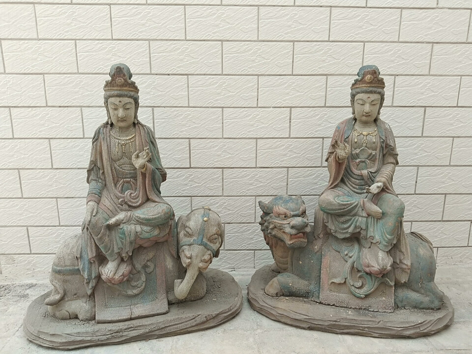 古玩・密教守護神「憤怒・不動明王」不動信仰・天地眼・神仏守護神・特大彩色木彫 不動明王 六寸半跏像 楠 宮崎産 天地眼 #釈迦如来#十一面観音