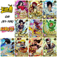 KAYOU Naruto OR(81-106) series single flash card Tenten Konan Yakushi Kabuto Deidara Anime collection card toys Christmas gift