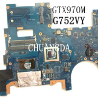 For Asus G752VT G752V G752VL G752VY Laptop Motherboard GTX970M i7-6700HQ CPU Work 100%