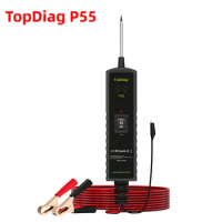 Topdiag P55 Jdiag Automotive Power Circuit Probe Tester 12V 24V Car Test Light Electrical Diagnostic Tool Kit AC DC Short Finder