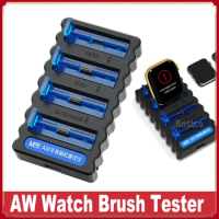 MaAnt AW Watch Brush Tester ibus apple watch S0-S1-S2-S3-SE-S4-S5-S6 AutoMatic Positioning One Click Brush Compatibility Strong