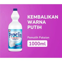 proclin 1000 ml pemutih pakaian/500ml/proclin 150mlX2 proclin800
