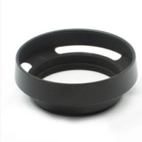 Promotion Metal Vented Lens Hood 40.5mm Filter Thread for Leica Samsung Panasonic MH-40.5 black free shipping