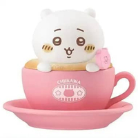 Toys BANDAI Shokugan Chiikawa / Chikawa Latte Art Case Figure, Karakter Chiikawa