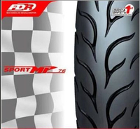 FDR Racing Compound/Soft Compound MP76 90/80-17 Tubeless..