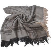 GUCCI SL SURVIEE GG LOGO 羊毛混絲雙面方版披肩/圍巾(咖啡系/544615)