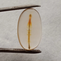 Batu Sodo Lanang Susup Kristal Motif Tombak. Bukan Batu Kecubung Wulung Black Opal Yaman Darah Kalim