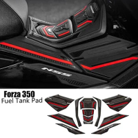 Fuel Tank Pad Rubber Stickers Paint Protection Motorcycle Decorative Decals For Forza350 Parts for HONDA Forza 350 Accessories