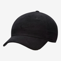 NIKE 帽子 棒球帽 運動帽 遮陽帽 燈芯絨 U NK CLUB CAP U CB CORD L 黑 FB5375-010