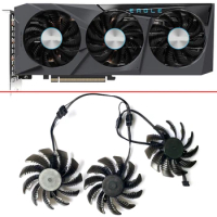 NEW 75MM 3PCS GTX1660 Cooling Fan 4PIN For Gigabyte GeForce RTX 3070 EAGLE 8G RTX3060 GTX1660 RX 5500XT 5600 XT Graphics fans