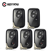 KEYYOU 2/3/4 Buttons Smart Remote Key Fob Case For Lexus GS430 ES350 GS350 LX570 IS350 RX350 IS250 TOY48 Keyless Key Cover Shell