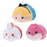 Disney Tsum Tsum Alice in Wonderland Plush Toys Dolls Disney Alice White Rabbit Cheshire Cat Tsum Stuffed Plush Toys Kids Gifts