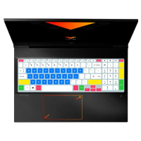 HRH Silicone Laptop keyboard Cover Skin Protector US Layout For HP Victus 16.1" Gaming Laptop / HP Victus 16 inch 2021 Notebook