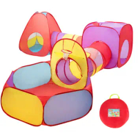 7pc Kids Ball Pit Play Tents &amp; Tunnels Pop Up Baby Toy Gifts Indoor Outdoor