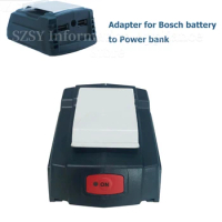 Adapter for BOSCH 18V battery with dual USB output Convert to power bank fast charging Portable rack batteries converter