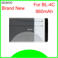 ISUNOO BL-4C phone battery for Nokia 6100 6300 6125 6136S 6170 6260 6301 7705 7200 7270 8208 BL4C 860mAh