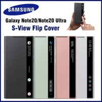 Original Samsung Note20 Smart View Flip Mirror Case For Galaxy Note 20 Ultra 5G Phone LED Cover S-View Cases EF-ZN985