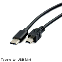 สาย USB Type-c เป็น Mini USB, USB-C ตัวผู้เป็น Mini-B ตัวผู้, ตัวแปลงอะแดปเตอร์