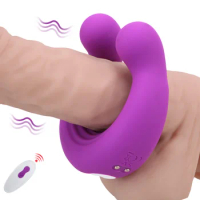 9 Speeds Penis Clitoral Stimulator Clitoris Stimulator Massager Vibrator Wireless Remote Control Cock Ring Vibrator Sex Toys