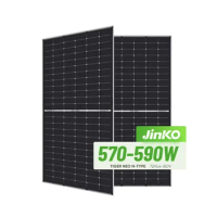 Jinko 72 Half Cell N-Type Mono 600W 595W 575W 580W 585W 590W Solar Panels Bifacial Dual Glass Module