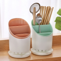 塑料瀝水筷子筒家用創意筷籠廚房勺子收納架筷桶餐具收納盒筷子簍