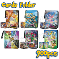 Pokemon Card Album 900 Cards TCG Zip Binder 4 9 Pocket Refillable 2x2 3x3 Sleeves| Holder Folder Boo